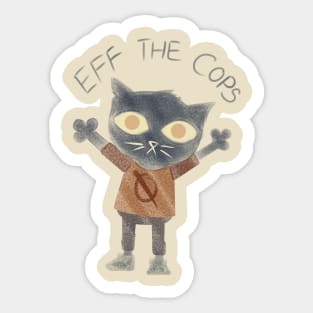 eff the cops Sticker